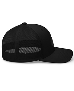 Premium Quality Unisex Black Canvas Trucker Cap 6-Panel Fitted Adjustable Sporty Solid Casual <b>Hat</b> <b>Waterproof</b> 2026 Wholesale - Product Image 3