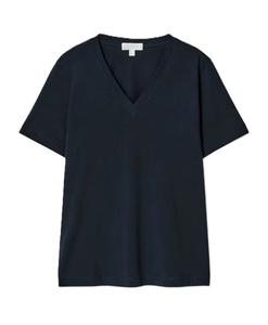 <b>Women</b> <b>V</b> <b>Neck</b> Loose Fit <b>T</b>-<b>Shirt</b> Solid Color Spandex Polyester Casual Top Spring Summer Wear Breathable Custom Logo - Product Image 3