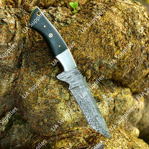 Cuchillo de Supervivencia Multifuncional de Acero de Damasco de Alta Calidad, Hoja Fija, para Caza, Pesca y Camping, Personalizado ODM, Venta al Por Mayor - Product Image 2