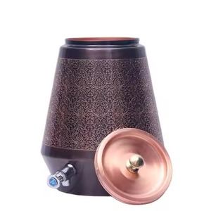 Elegant Copper Water <b>Dispenser</b> Water Storage Container with Tap Perfect for Daily <b>Drinking</b> Home Kitchen Restaurant Event Setup - Product Image 3