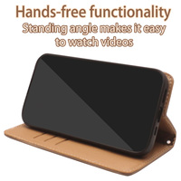 Étuis de téléphone portables fins en cuir PU durable de qualité supérieure avec sangle pour S25 Ultra, design léger avec porte-cartes, multicolores