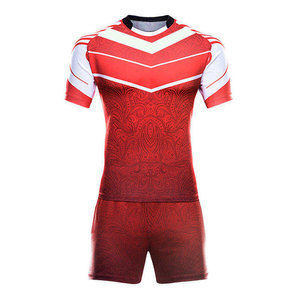 ชุดยูนิฟอร์มรักบี้ชายคุณภาพสูงสั่งทำพิเศษ ผลิตในปากีสถาน ขายส่งแบบชุด พร้อมพิมพ์โลโก้ตามสั่ง สำหรับทีมมืออาชีพ - Product Image 3