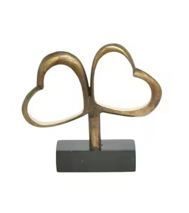 Artistic <b>Decorative</b> Showpiece Metal Sculpture Modern Figurine Home Living Room <b>Table</b> <b>Decor</b> Premium Accent - Product Image 1