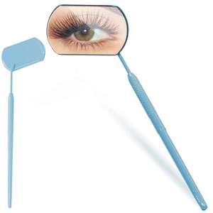 Miroir cosmétique portable personnalisé avec éclairage, double face, pliable, pour salon, maquillage, voyage, professionnel, personnalisé, cils - Product Image 4