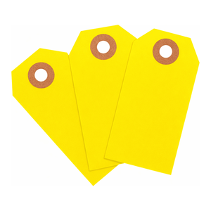 Étiquettes d'identification d'équipement robustes jaunes pour la marquage de sécurité - Product Image 2