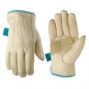 Premium Cowhide Leather Work <b>Gloves</b> Safety <b>Driver</b> <b>Gloves</b> Custom Logo Protective <b>Gloves</b> - Product Image 4