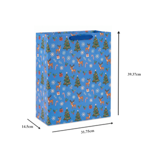 Eco-friendly Coated <b>Paper</b> Christmas Theme Custom Brand Logo OEM Gift Bag Packaging Customized <b>Pattern</b> Shape <b>Paper</b> Art Viet EB001 - Product Image 2