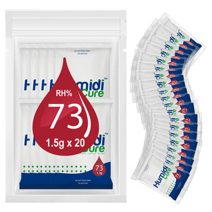 대마 테르펜 1.5g-20 수분 흡수제 및 저장 솔루션 허브 및 대마 Grovebag Boveda에 대한 73% 2 방향 습도 조절 팩 - Product Image 1