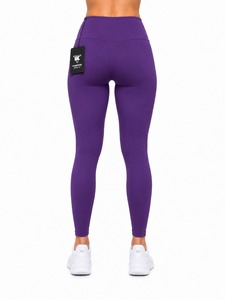Leggings de sport/yoga/fitness taille haute en Spandex/Nylon, anti-bactériens, séchage rapide, effet froncé aux fesses, haute qualité, personnalisables pour femmes (OEM) - Product Image 5