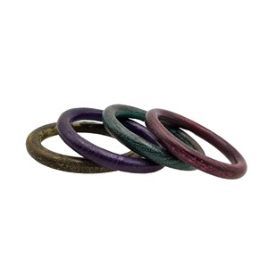 Brazalete de Latón con Incrustaciones de Madera, Cierre Magnético, Brazalete de Moda, Joyería de Regalo para Bodas y Festividades - Product Image 3