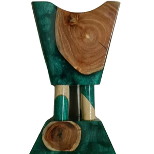 Difusor de Incienso y Bakhoor de Resina Epoxi y Madera Hecho a Mano FLORAL DESIGN FD-01, Evaporador Mubkhar Aromático y Duradero - Product Image 6