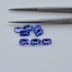 7mm 9mm Natural Tanzanite Faceted <b>Long</b> <b>Cushion</b> Cut Gemstone Top Grade Royal Blue Tanzanite For Luxury Jewelry At Lowest Price - Product Image 3