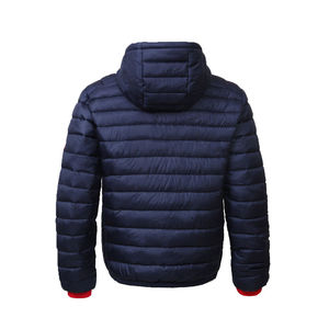 Chaqueta Acolchada para Hombre, Estilo Retro, con Cuello Alto y Logotipo Frontal, Prenda de Moda Clásica, Suave y Cálida - Product Image 6