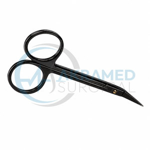 <b>Magic</b> Cut Wilmer Converse TC Supercut Manual Scissors 11cm Angled Tungsten Carbide Microsurgery Surgical Instrument CE - Product Image 2