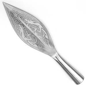 Cuchillo de Acero al Carbono y Acero Inoxidable con Patrón Celta Nórdico Grabado a Mano, para Camping y Exhibición, Venta al Por Mayor - Product Image 4