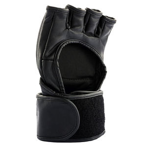 Gants de boxe MMA professionnels en cuir et polyester sur mesure de haute qualité, respirants, anti-humidité, avec fermeture auto-agrippante, pour l'extérieur - Product Image 5