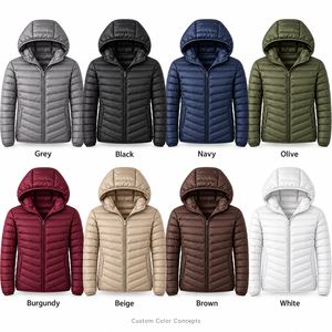 Chaqueta de Plumón Personalizada de Alta Calidad, Estilos Modernos, Talla Grande, Cálida y Cómoda para Invierno, Resistente al Viento y al Frío - Product Image 6