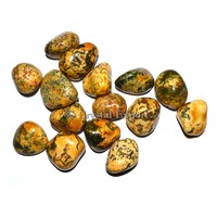 Piedras de Cristal Feng Shui Talladas a Mano, Naturales, Ecológicas, de Alta Calidad, de Ágata Verde Teñida, al por Mayor