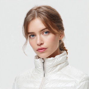 Outerwear Down <b>Padded</b> Coat Women's Warm Up <b>Padded</b> Jacket Tops Ladies High Quality Zipper Down <b>Padded</b> Jacket Tops Women's - Product Image 2