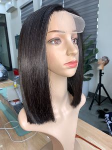 Peluca de cabello humano Natural de 8-32 pulgadas de Vietnam con hueso de trama simple Remy recto estilo de onda frontal de encaje Vnhl Vn11 100g - Product Image 5