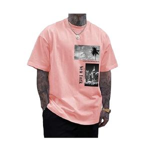 เสื้อยืดชายคอ O แขนสั้นผ้าฝ้าย 100% พิมพ์ลายขนาดใหญ่ส่งออกจากโรงงานบังคลาเทศราคาดีที่สุด - Product Image 1