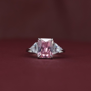 Nuevo Anillo Cuadrado de Plata S925 para Mujer con Moissanita, Certificado, Chapado en Oro de 22k, Estilo Lujoso, Exquisito y de Alta Calidad - Product Image 2