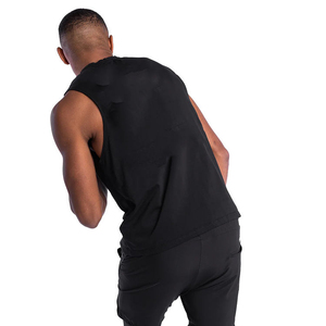 Wholesale Custom <b>Men</b> <b>Singlet</b> Cotton Spandex Slim Fit Gym Wear <b>Mens</b> Stringers Muscle Shirts Work Out O-neck Tank Top <b>for</b> <b>Men</b> - Product Image 2