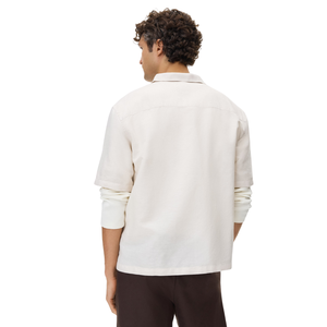 Camisa de Lino de Primera Calidad, Corte Holgado, Estilo Casual, para Vacaciones, con Botones, Transpirable, Ligera y Cómoda - Product Image 3