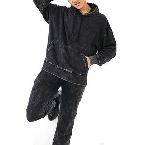 Survêtements à capuche pour homme, coupe classique, haute qualité, hiver, sportswear, personnalisables, faible MOQ, en molleton 100% coton épais - Product Image 6