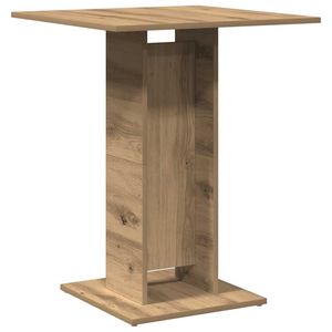 Petite table de bistrot artisanale en bois d'acacia, tables de salle à manger durables - Product Image 6