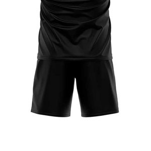 Custom Sublimation <b>Soccer</b> Jersey Set Black Pink Blue Print Unisex Crew Neck Short Sleeve Moisture Wicking 100% Polyester Adult - Product Image 6