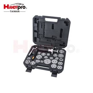 HANDYPRO Herramienta Neumática para Retraer Pinzas de Freno (22 Piezas) Herramientas de Reparación de Discos de Freno S45C de Nylon Moldeado por Soplado para Vehículos - Product Image 1