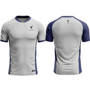 Camisetas de Fútbol Americano Personalizadas con Logotipo Sublimado, Secado Rápido, 100% Poliéster, Cuello en V, Color Personalizado, Conjunto de Fútbol - Product Image 3