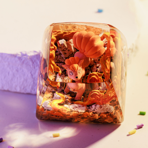 Keycaps Artisanat Forêt Mystique, Keycaps Artisanat Personnalisé, Keycaps Anime Mignons, Keycaps Verts, Ensemble de Keycaps, Keycaps en Bois - Product Image 3