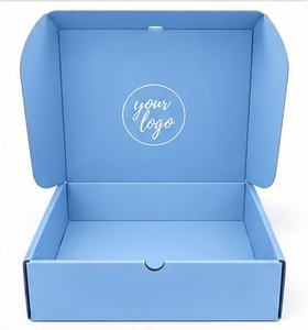 Boîte cadeau de qualité supérieure, boîtes carrées recyclables et réutilisables, logo personnalisé, laminage mat, carton ondulé, mode - Product Image 2
