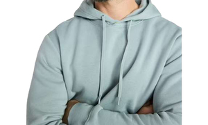 Sudadera con Capucha para Hombre, Color Sólido, Informal, para Otoño, Azul Claro, Manga Larga, 100% Algodón, Felpa, Venta al Por Mayor - Product Image 5