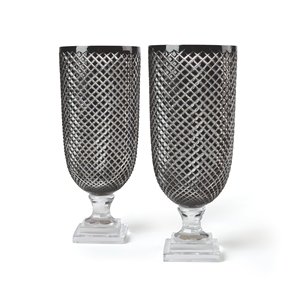 Pot à bougie cylindrique en verre cristal avec des taches noires, résistant à la chaleur, fait main, décoration de Noël pour la maison, porte-bougie votif - Product Image 6