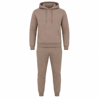 Professionele fabricage van hoogwaardige heren hooded casual trainingspakken, ademend, winddicht, bedrukt, zwaargewicht, 100% katoen plus.