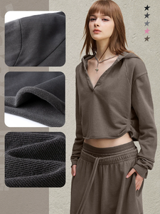 ชุดเซ็ต 2 ชิ้นสำหรับผู้หญิง ฤดูใบไม้ผลิ/ฤดูร้อน แบบลำลอง คอทรงโอ แขนสั้น กางเกงขายาว ผ้าถัก โพลีเอสเตอร์/คอตตอน ระบายอากาศได้ดี แห้งเร็ว - Product Image 5