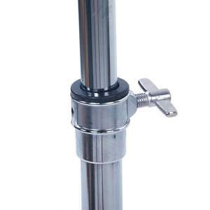 Soporte Profesional para Doble Tom Tipo Pedal, Plateado y Negro, para Músicos - Product Image 5