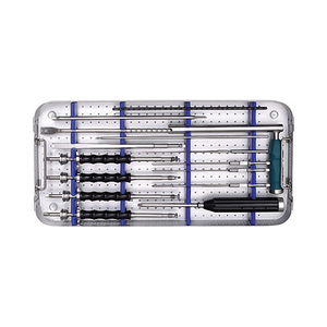 Azicon's Spinal Pedicle <b>Screw</b> Instrument <b>Set</b> Orthopedic Spine Fusion Rod Bender Probe <b>Screw</b> <b>Driver</b> Awl Tool Kit Hardware - Product Image 5