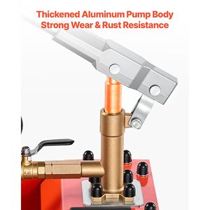 Pompa per Test Idrostatico da 2 Galloni - Tester Idraulico Manuale a Valvola Singola per Test di Perdite nei Tubi - Product Image 4