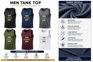 Sports Vest Men's Summer <b>Loose</b> Sleeveless Breathable Anti-UV Eco-Friendly Casual Fitness Sweat Running Basketball <b>Tank</b> <b>Top</b> - Product Image 6