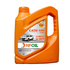 Aceite de motor para coche NPOIL CATO 100 TURBO 5W30 4L 5L 6L Aceite de motor sintético de alta calidad Vietnam - Product Image 1