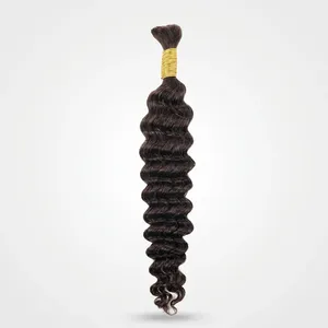 ผมแท้แบบลอนลึกสีน้ำตาล  แบบ Remy  แบบ Double Drawn  สามารถปรับแต่งขนาดได้ - Product Image 2
