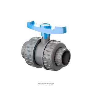 Robinet à boisseau sphérique double union en PVC de 3/4 pouce de haute qualité Penguin, durable, anti-fuite, raccord fileté pour tuyau d'air, plomberie - Product Image 2