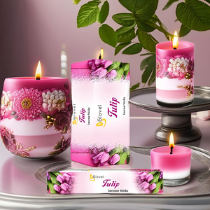 High Quality Brand New Natural Fragrance 8 Inches Perfumed Incense Sticks with Flat Box Packing 20 Sticks in best quality rate - Product Image 1