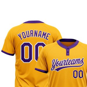 Breathable <b>Professional</b> High Quality Short Sleeve <b>Light</b> Weight Baseball Jersey Comfortable To Wear Low Price Baseball Jersey - Product Image 6