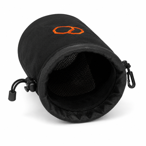 Bolsa de Latón Negra Personalizada para Recoger Cartuchos Usados, Reutilizable, con Cordón y Mosquetón - Product Image 2