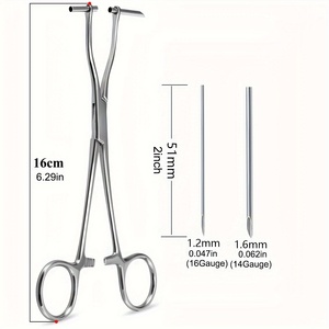 Pince de maintien pour éponges de qualité médicale Foerster, pince pour piercing corporel, instrument chirurgical pour pansements en gaze, approuvé ISO - Product Image 3